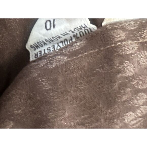 Alexandra Saks 5th 10 Vintage Satin Blouse Top - Picture 3 of 5